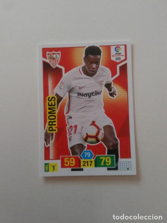 Collectionnisme sportif: 305 PROMES SEVILLA CROMO TARJETA ADRENALYN PANINI LIGA FUTBOL 2018-2019 18-19