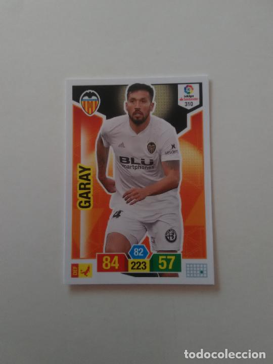 Collectionnisme sportif: 310 GARAY VALENCIA CROMO TARJETA ADRENALYN PANINI LIGA FUTBOL 2018-2019 18-19