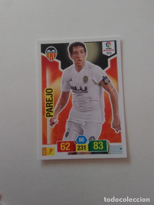 Collectionnisme sportif: 313 PAREJO VALENCIA CROMO TARJETA ADRENALYN PANINI LIGA FUTBOL 2018-2019 18-19