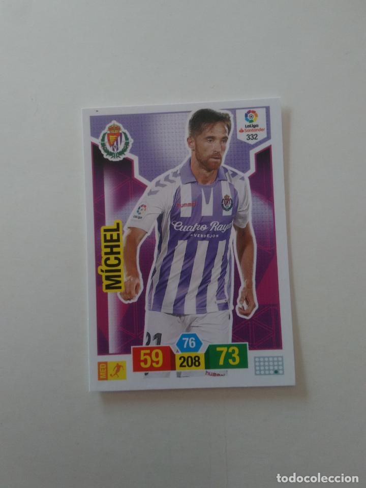 Collectionnisme sportif: 332 M&Iacute;CHEL VALLADOLID CROMO TARJETA ADRENALYN PANINI LIGA FUTBOL 2018-2019 18-19