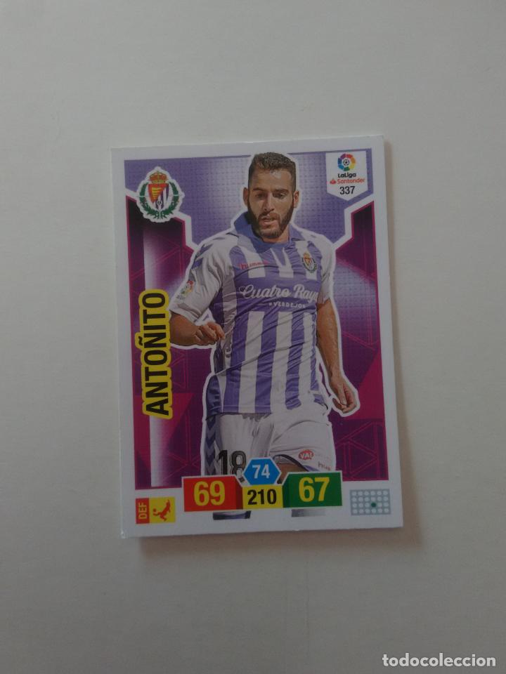 Collectionnisme sportif: 337 ANTO&Ntilde;ITO VALLADOLID CROMO TARJETA ADRENALYN PANINI LIGA FUTBOL 2018-2019 18-19