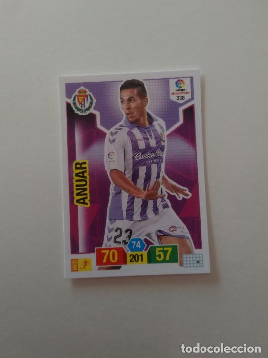 Collectionnisme sportif: 338 ANUAR VALLADOLID CROMO TARJETA ADRENALYN PANINI LIGA FUTBOL 2018-2019 18-19