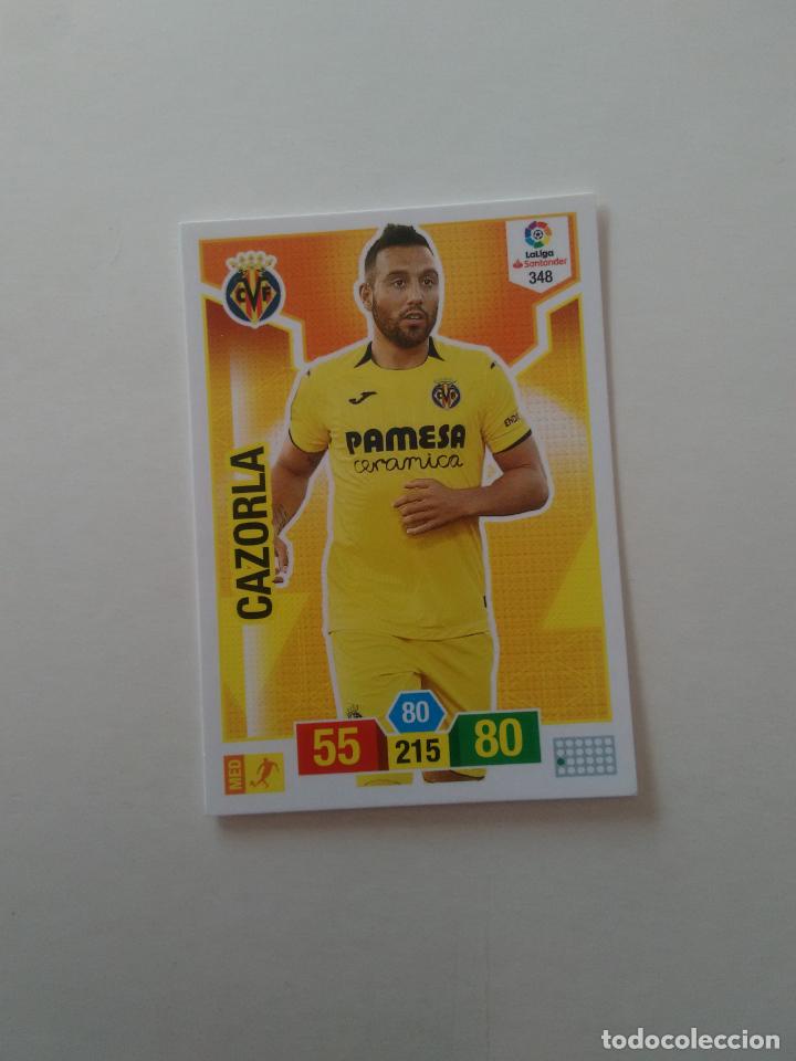 Collectionnisme sportif: 348 CAZORLA VILLARREAL CROMO TARJETA ADRENALYN PANINI LIGA FUTBOL 2018-2019 18-19