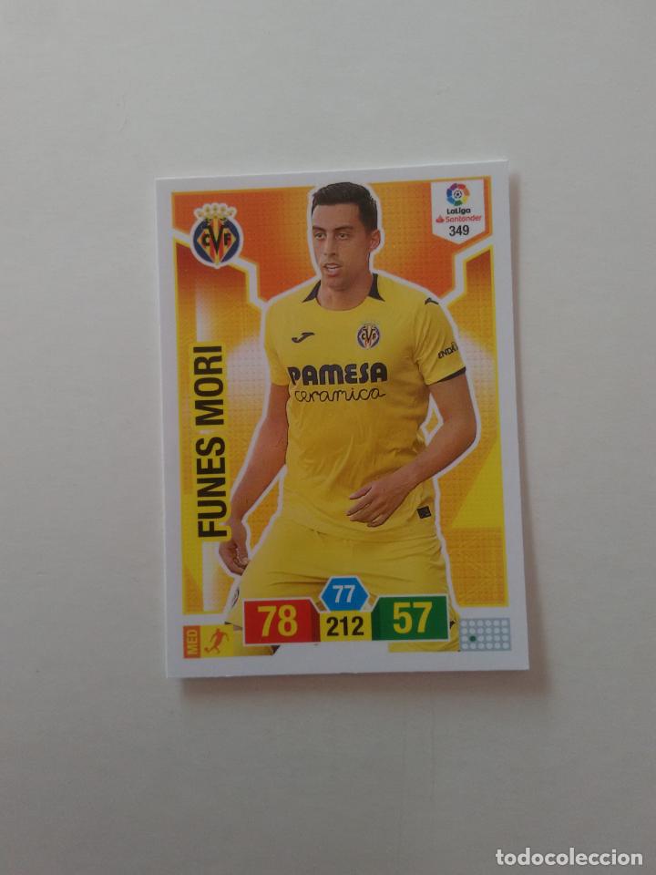 Collectionnisme sportif: 349 FUNES MORI VILLARREAL CROMO TARJETA ADRENALYN PANINI LIGA FUTBOL 2018-2019 18-19