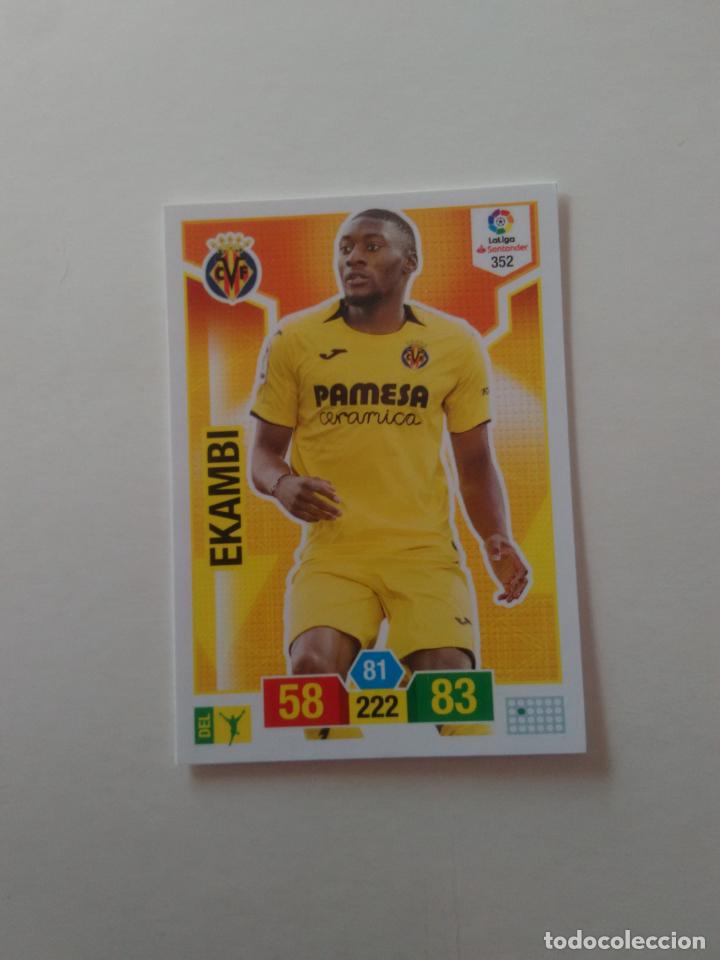 Collectionnisme sportif: 352 EKAMBI VILLARREAL CROMO TARJETA ADRENALYN PANINI LIGA FUTBOL 2018-2019 18-19