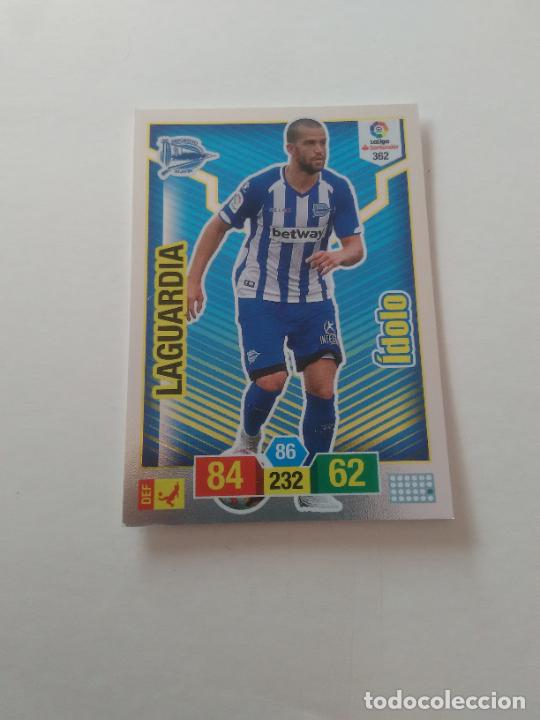 Collectionnisme sportif: 362 LAGUARDIA ALAVES &Iacute;DOLO CROMO TARJETA ADRENALYN PANINI LIGA FUTBOL 2018-2019 18-19