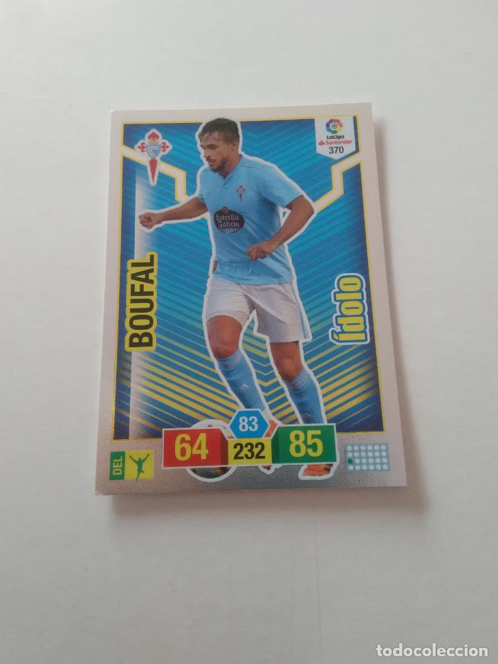 Collectionnisme sportif: 370 BOUFAL CELTA VIGO &Iacute;DOLO CROMO TARJETA ADRENALYN PANINI LIGA FUTBOL 2018-2019 18-19