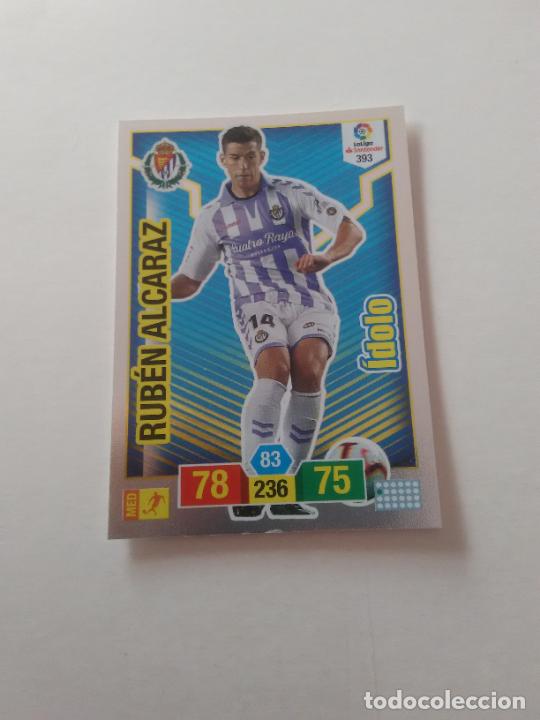 Collectionnisme sportif: 393 RUBEN ALCARAZ VALLADOLID &Iacute;DOLO CROMO TARJETA ADRENALYN PANINI LIGA FUTBOL 2018-2019 18-19