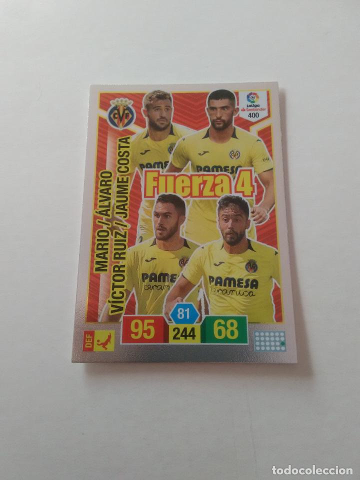 Collectionnisme sportif: 400 MARIO &Aacute;LVARO VICTOR RUIZ JAUME COSTA VILLARREAL CROMO ADRENALYN PANINI FUTBOL 2018-2019 18-19