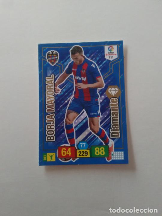 Collectionnisme sportif: 411 BORJA MAYORAL LEVANTE DIAMANTE CROMO TARJETA ADRENALYN PANINI LIGA FUTBOL 2018-2019 18-19