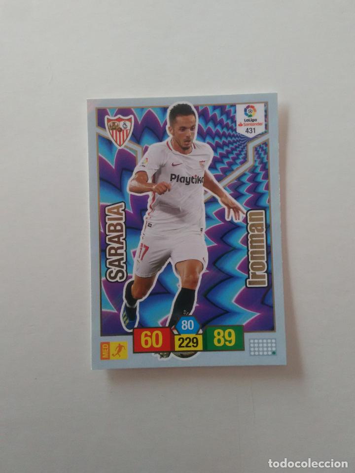 Collectionnisme sportif: 431 SARABIA SEVILLA IROMAN CROMO TARJETA ADRENALYN PANINI LIGA FUTBOL 2018-2019 18-19