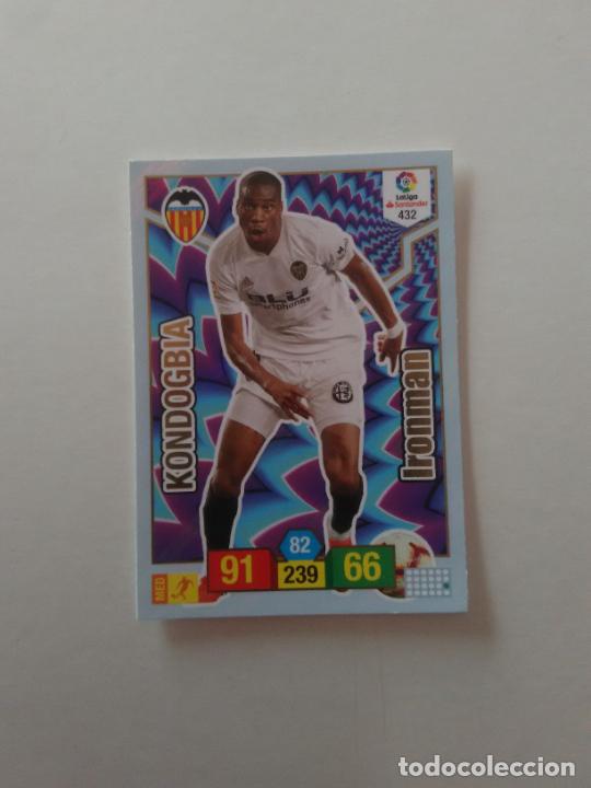 Collectionnisme sportif: 432 KONDOGBIA VALENCIA IROMAN CROMO TARJETA ADRENALYN PANINI LIGA FUTBOL 2018-2019 18-19