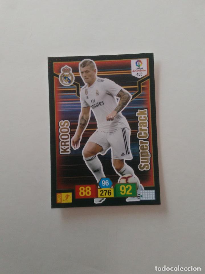 Coleccionismo deportivo: 455 KROOS REAL MADRID SUPER CRACK CROMO ADRENALYN LIGA FUTBOL PANINI 2018-2019 18-19