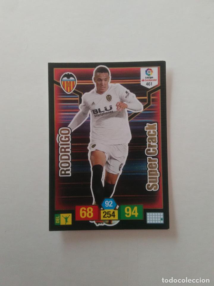 Collectionnisme sportif: 461 RODRIGO VALENCIA SUPER CRACK CROMO ADRENALYN LIGA FUTBOL PANINI 2018-2019 18-19