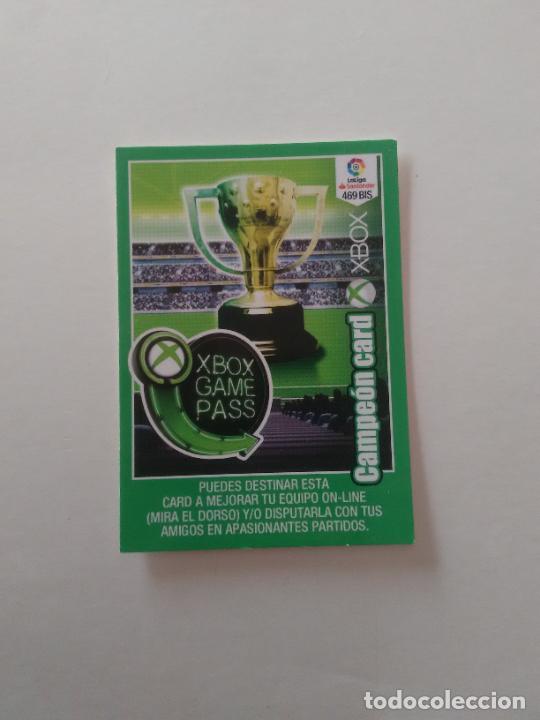 Collectionnisme sportif: 469 BIS CAMPE&Oacute;N CARD XBOX CROMO ADRENALYN LIGA FUTBOL PANINI 2018-2019 18-19