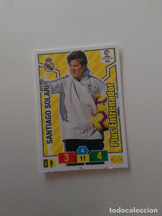 Collectionnisme sportif: 483 SOLARI REAL MADRID PLUS ENTRENADOR CROMO ADRENALYN LIGA FUTBOL PANINI 2018-2019 18-19