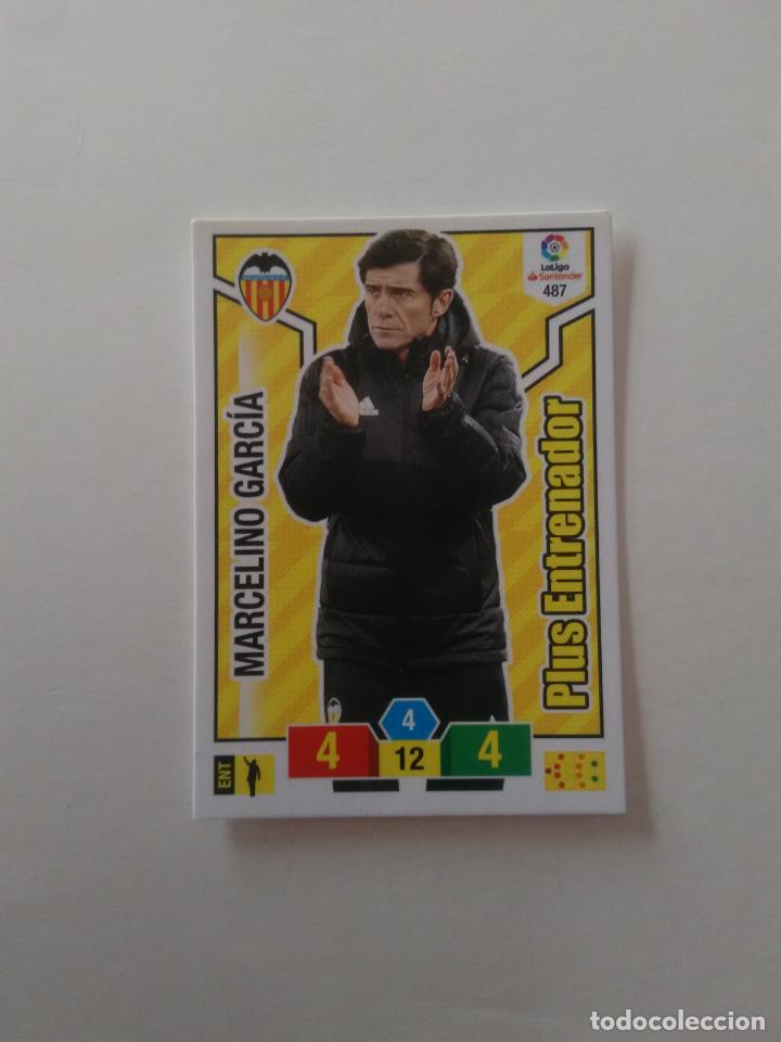 Collectionnisme sportif: 487 MARCELINO VALENCIA PLUS ENTRENADOR CROMO ADRENALYN LIGA FUTBOL PANINI 2018-2019 18-19