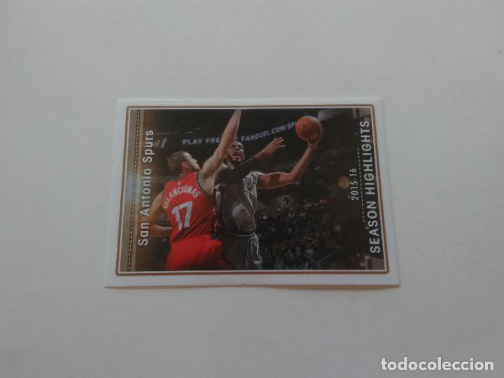Collectionnisme sportif: 5 SAN ANTONIO SPURS 2015-16 CROMO STICKER PANINI NBA BALONCESTO BASKET 2016-2017 16-17