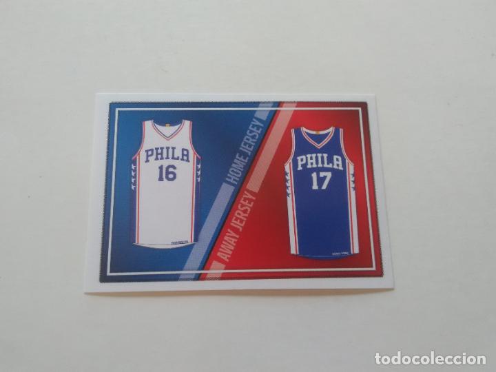 Collezionismo sportivo: 56 JERSEY CAMISETA PHILADELPHIA 76ERS CROMO STICKER PANINI NBA BALONCESTO BASKET 2016-2017 16-17