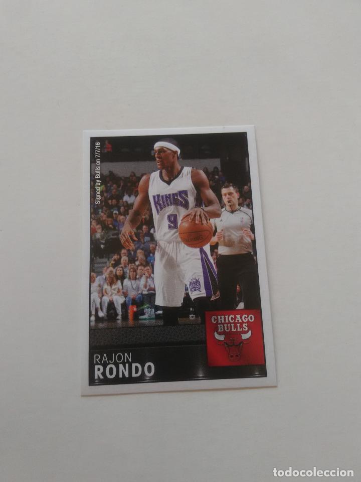Coleccionismo deportivo: 75 RAJON RONDO CHICAGO BULLS CROMO STICKER PANINI NBA BALONCESTO BASKET 2016-2017 16-17