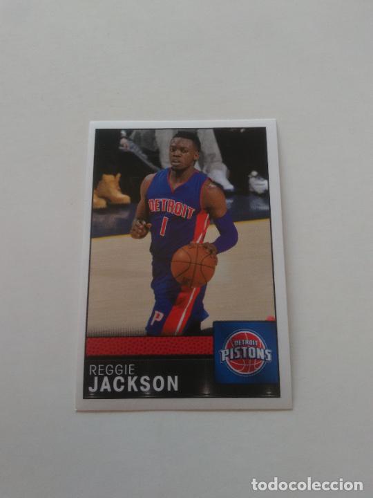 Coleccionismo deportivo: 93 REGGIE JACKSON DETROIT PISTONS CROMO STICKER PANINI NBA BALONCESTO BASKET 2016-2017 16-17