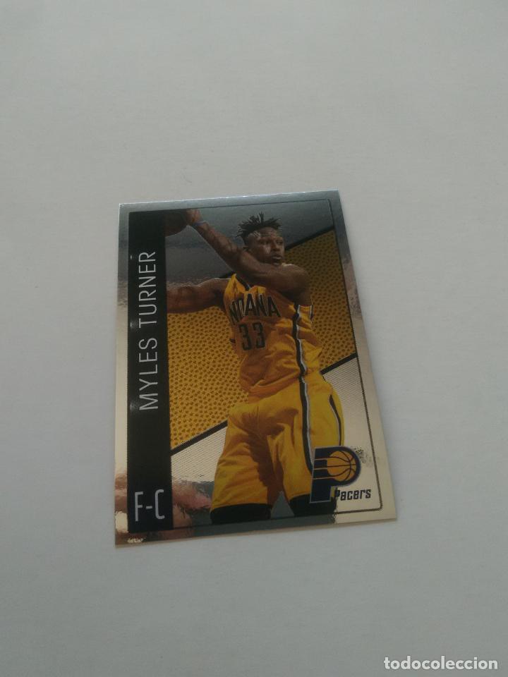 Coleccionismo deportivo: 108 MYLES TURNER INDIANA PACERS CROMO STICKER PANINI NBA BALONCESTO BASKET 2016-2017 16-17