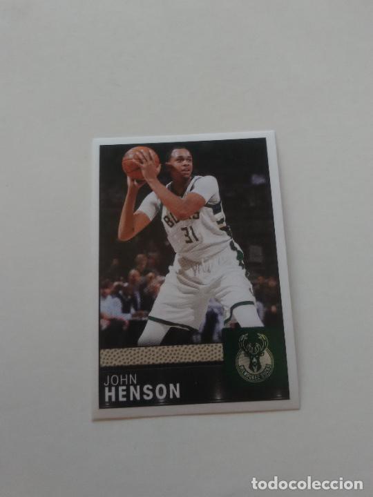 Coleccionismo deportivo: 125 JOHN HENSON MILWAUKEE BUCKS CROMO STICKER PANINI NBA BALONCESTO BASKET 2016-2017 16-17