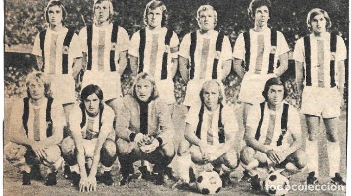 Coleccionismo deportivo: BORUSSIA DE MONCHENGLADBACH: Recorte de un equipo de los a&ntilde;os 70