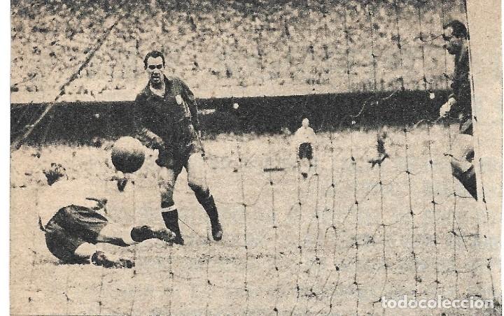 Coleccionismo deportivo: SELECCI&Oacute;N ESPA&Ntilde;OLA DE F&Uacute;TBO: Recorte del famoso gol de ZARRA a Inglaterra en Maracan&aacute;, 1950