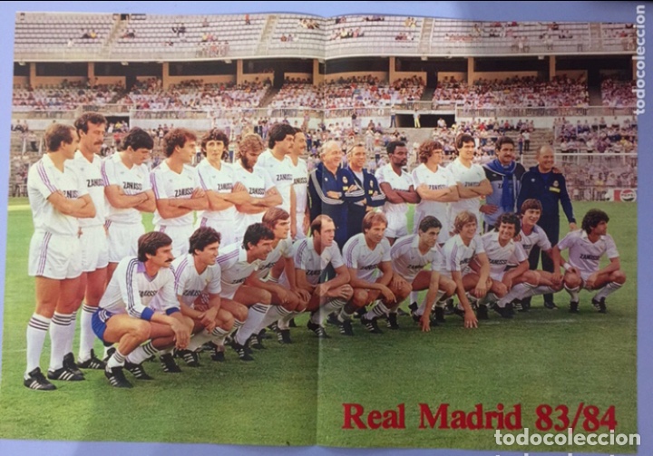 Collectionnisme sportif: Plantilla Real Madrid temporada 83-84