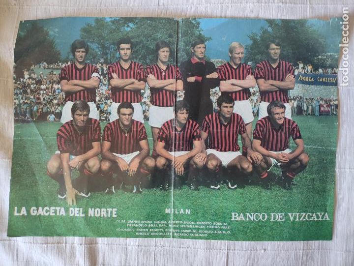Collezionismo sportivo: MILAN - LA GACETA DEL NORTE - BANCO DE VIZCAYA 49x34