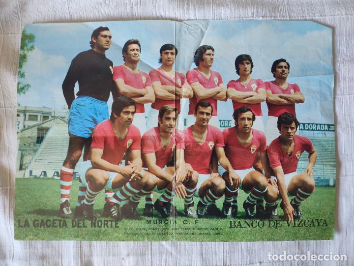 Coleccionismo deportivo: MURCIA C. F. - LA GACETA DEL NORTE - BANCO DE VIZCAYA 49x34