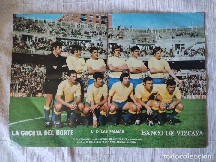 Coleccionismo deportivo: U. D. LAS PALMAS - LA GACETA DEL NORTE - BANCO DE VIZCAYA 49x34