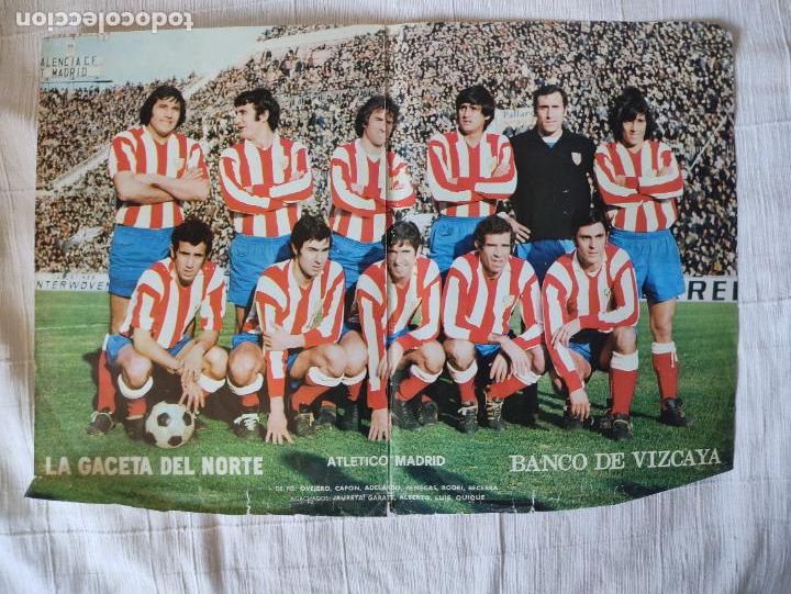 Coleccionismo deportivo: ATLETICO MADRID - LA GACETA DEL NORTE - BANCO DE VIZCAYA 49x34