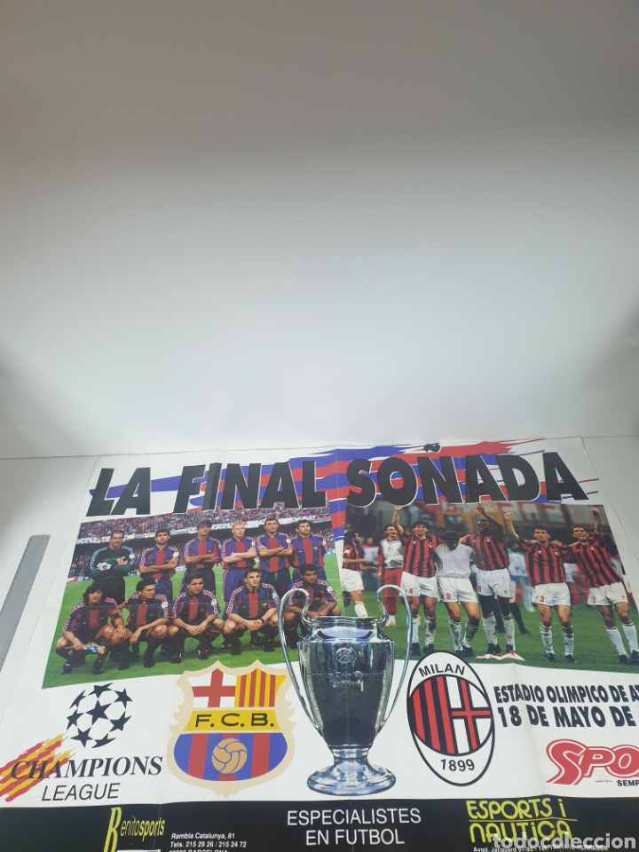 Collectionnisme sportif: Poster la final so&ntilde;ada 1994