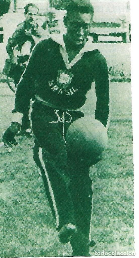 Collectionnisme sportif: SELECCI&Oacute;N DE F&Uacute;TBOL DE BRASIL: Recorte de un PEL&Eacute; jovenc&iacute;simo