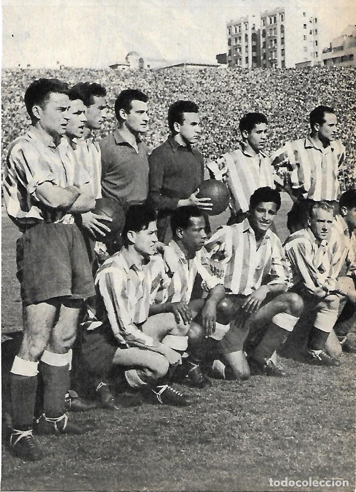 Collectionnisme sportif: ATL&Eacute;TICO DE MADRID: Gran recorte de un equipo de 1950