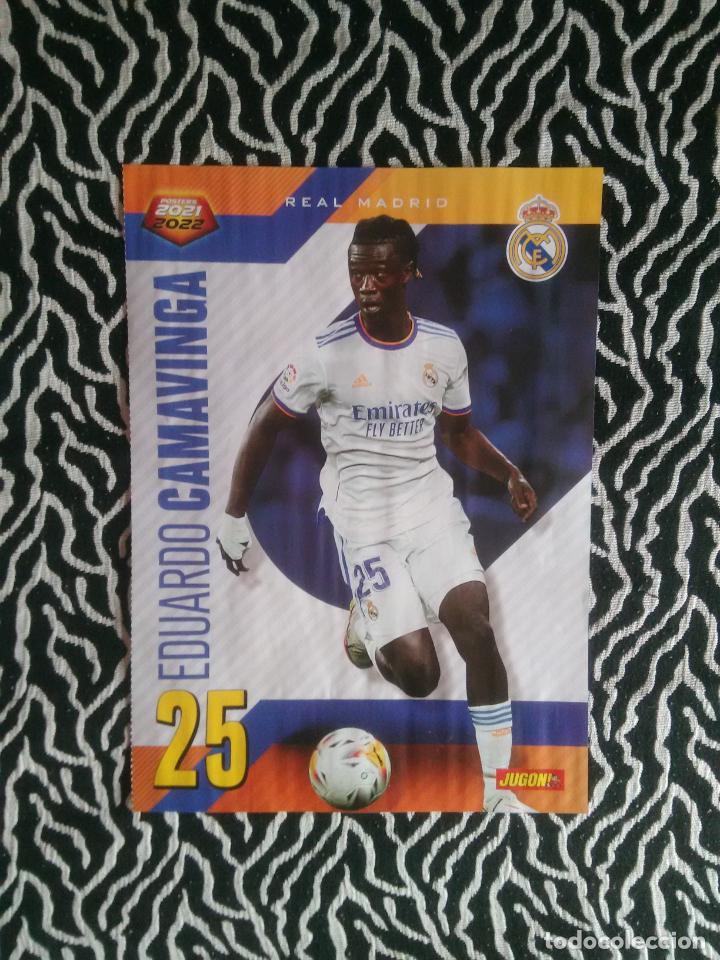 Collectionnisme sportif: CAMAVINGA ROOKIE REAL MADRID DANJUMA VILLARREL DOBLE P&Oacute;STER 1 P&Aacute;G REVISTA JUG&Oacute;N 2021-2022 LIGA 21-22