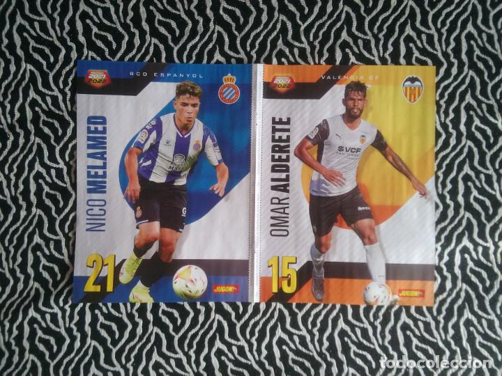 Collectionnisme sportif: MELAMED ESPANYOL ALDERETE VALENCIA DOBLE P&Oacute;STER 1P&Aacute;G JUG&Oacute;N 2021-2022 LIGA 21-22 CALENDARIO CHAMPIONS