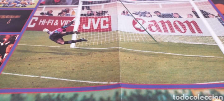Coleccionismo deportivo: Poster del Barça estado de Wembley temporada 1991-92 primera copa de Europa contra la Sampdoria - Foto 4 - 296835463