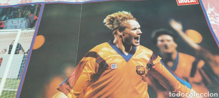 Coleccionismo deportivo: Poster del Barça estado de Wembley temporada 1991-92 primera copa de Europa contra la Sampdoria - Foto 5 - 296835463