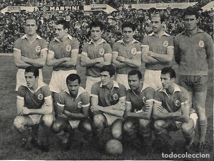 Sammelleidenschaft Sport: BENFICA DE LISBOA ( PORTUGAL ): Recorte del equipo que gan&oacute; la Copa de Europa en 1961