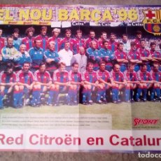 Coleccionismo deportivo: POSTER F.C. BARCELONA - EL NOU BARÇA 96. Lote 297348098