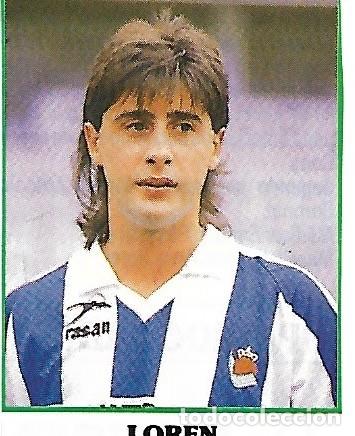 Collectionnisme sportif: REAL SOCIEDAD: Recorte de LOREN. Temporada 88-89