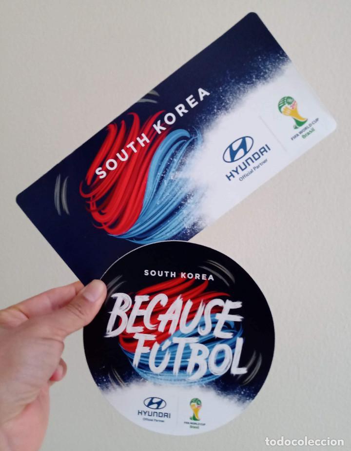 Coleccionismo deportivo: Stickers Hyundai Copa Mundial Brasil 2014
