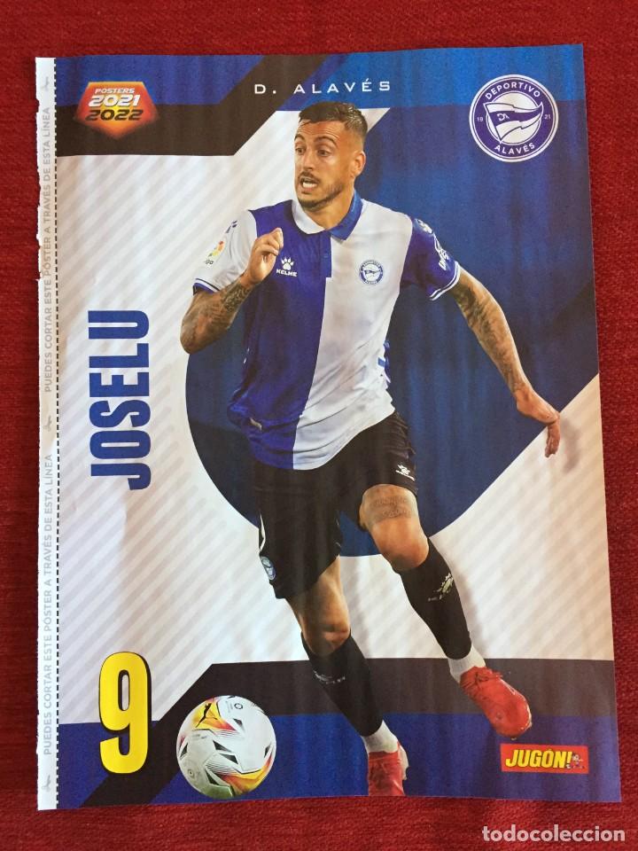 Collezionismo sportivo: CARTEL POSTER REVISTA JUGON JOSELU ALAVES Y CARLES BACCA GRANADA