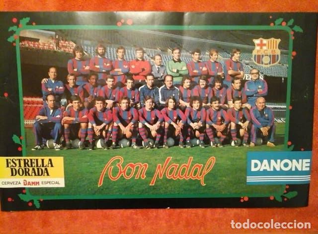 Coleccionismo deportivo: POSTER PLANTILLA BAR&Ccedil;A 1978 - Foto 1