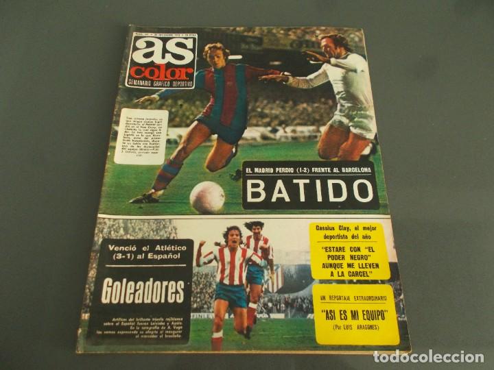 Coleccionismo deportivo: AS COLOR N&ordm;241 A&Ntilde;O 1975 POSTER CENTRAL SEVILLA C.F N&ordm;236