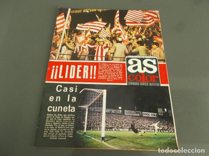 Coleccionismo deportivo: AS COLOR N&ordm;101 A&Ntilde;O 1973 POSTER CENTRAL C.D. CASTELLON N&ordm;97