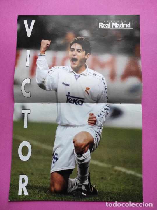 Coleccionismo deportivo: POSTER VICTOR SANCHEZ DEL AMO 96 97 - REVISTA OFICIAL REAL MADRID 1996/1997
